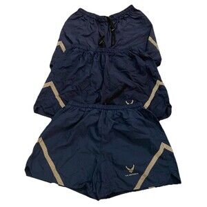 US Air Force Training Shorts Trunks Size XL Blue Lot Of 3 USA Made Vintage